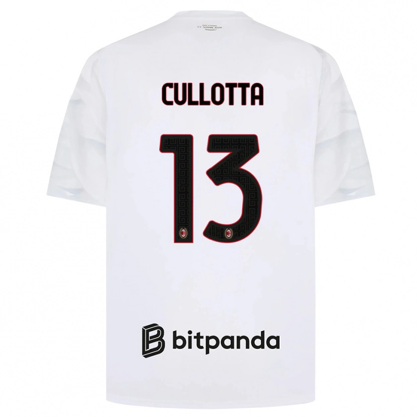 Danxen Dětské Andrea Cullotta #13 Bílá Červená Černá Daleko Hráčské Dresy 2026/27 Dres