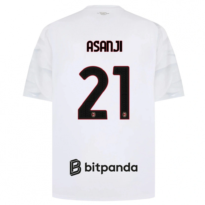 Danxen Dětské Levis Asanji #21 Bílá Červená Černá Daleko Hráčské Dresy 2026/27 Dres