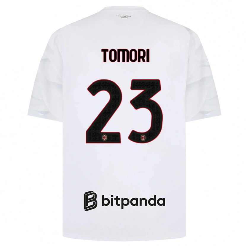 Danxen Dětské Fikayo Tomori #23 Bílá Červená Černá Daleko Hráčské Dresy 2026/27 Dres
