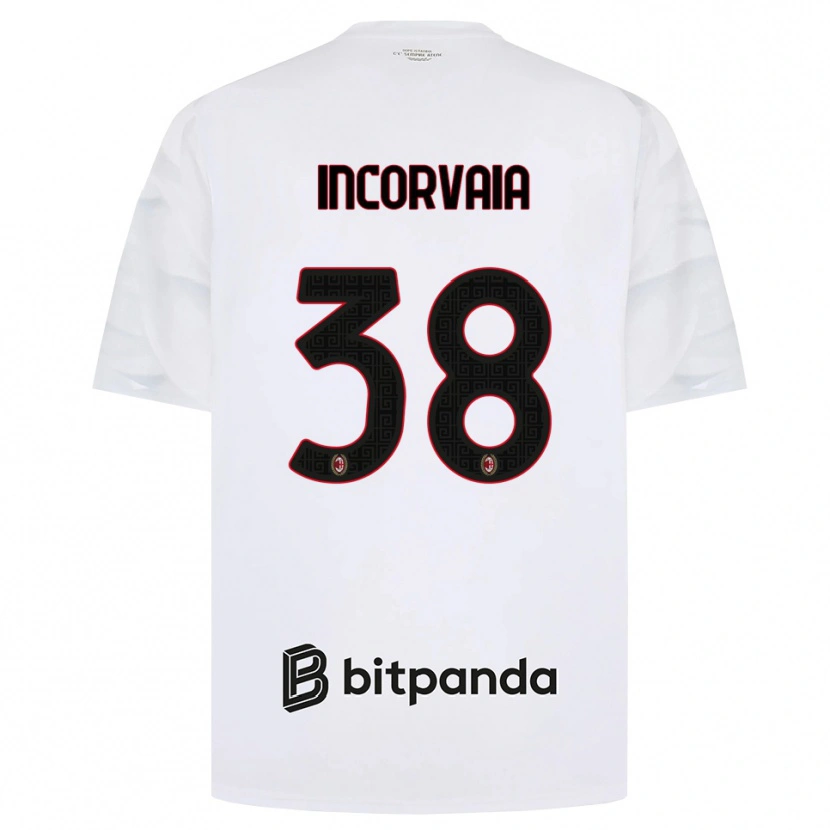 Danxen Dětské Giovanni Incorvaia #38 Bílá Červená Černá Daleko Hráčské Dresy 2026/27 Dres