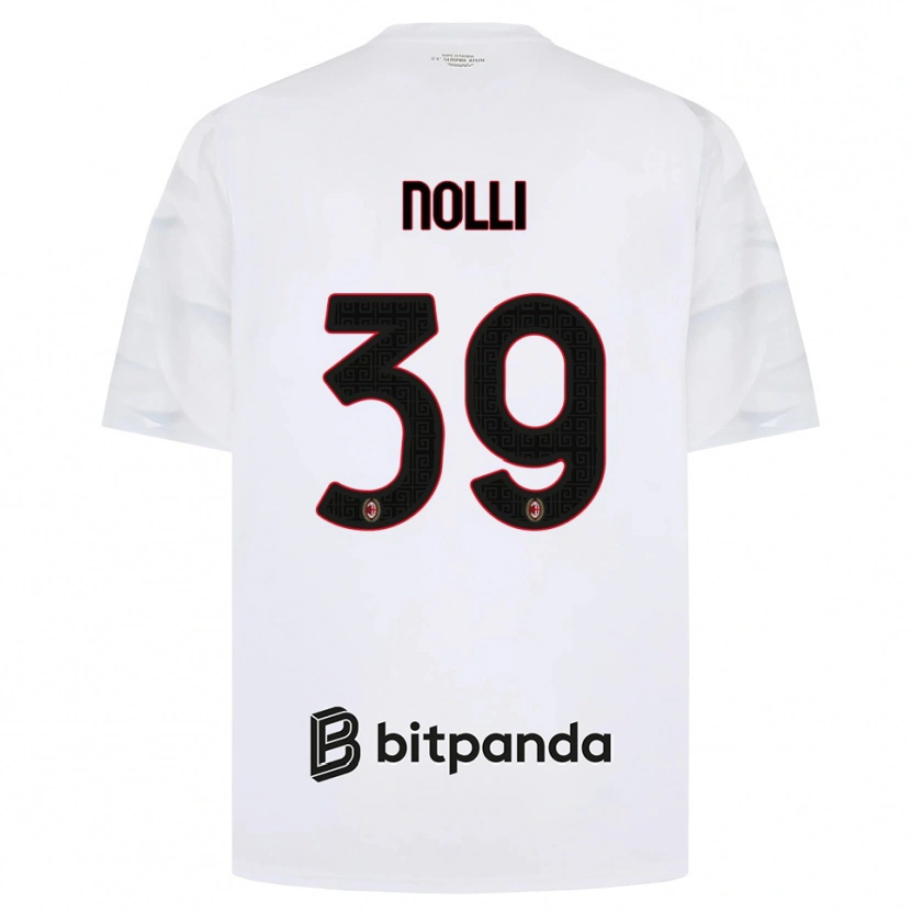 Danxen Dětské Luca Nolli #39 Bílá Červená Černá Daleko Hráčské Dresy 2026/27 Dres
