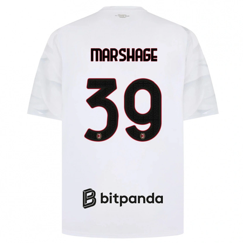 Danxen Dětské Wilgot Marshage #39 Bílá Červená Černá Daleko Hráčské Dresy 2026/27 Dres