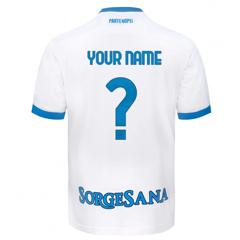Danxen Dětské Tvé Jméno #0 Bílá Světle Modrá Daleko Hráčské Dresy 2026/27 Dres