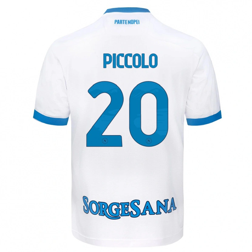 Danxen Dětské Salvatore Piccolo #20 Bílá Světle Modrá Daleko Hráčské Dresy 2026/27 Dres