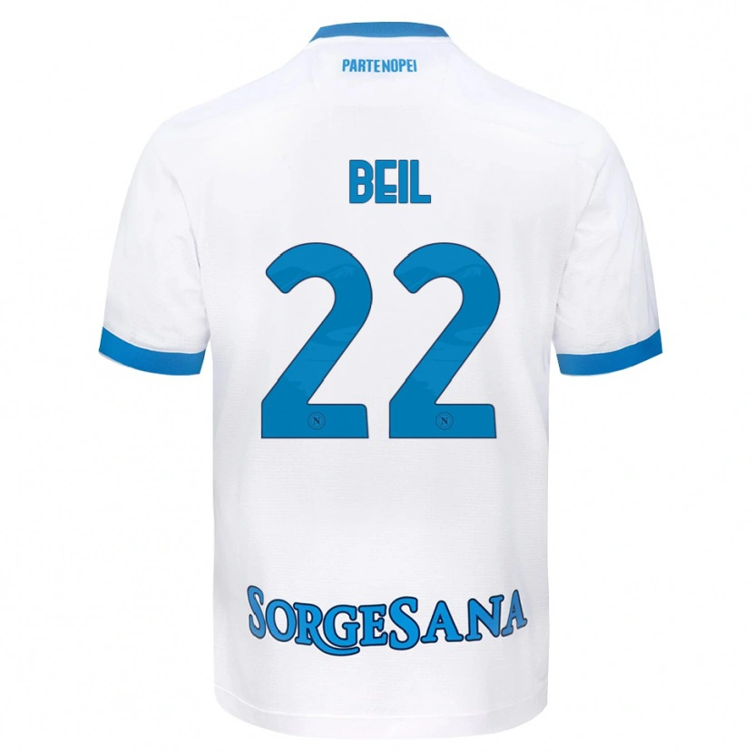 Danxen Dětské Vivien Beil #22 Bílá Světle Modrá Daleko Hráčské Dresy 2026/27 Dres