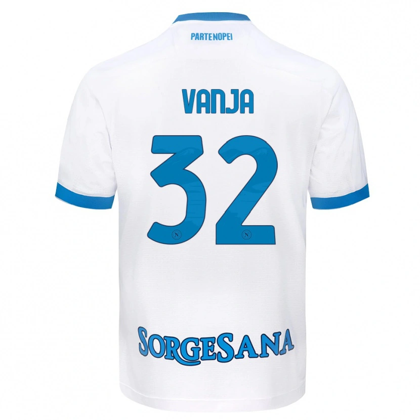 Danxen Dětské Vanja Milinković-Savić #32 Bílá Světle Modrá Daleko Hráčské Dresy 2026/27 Dres