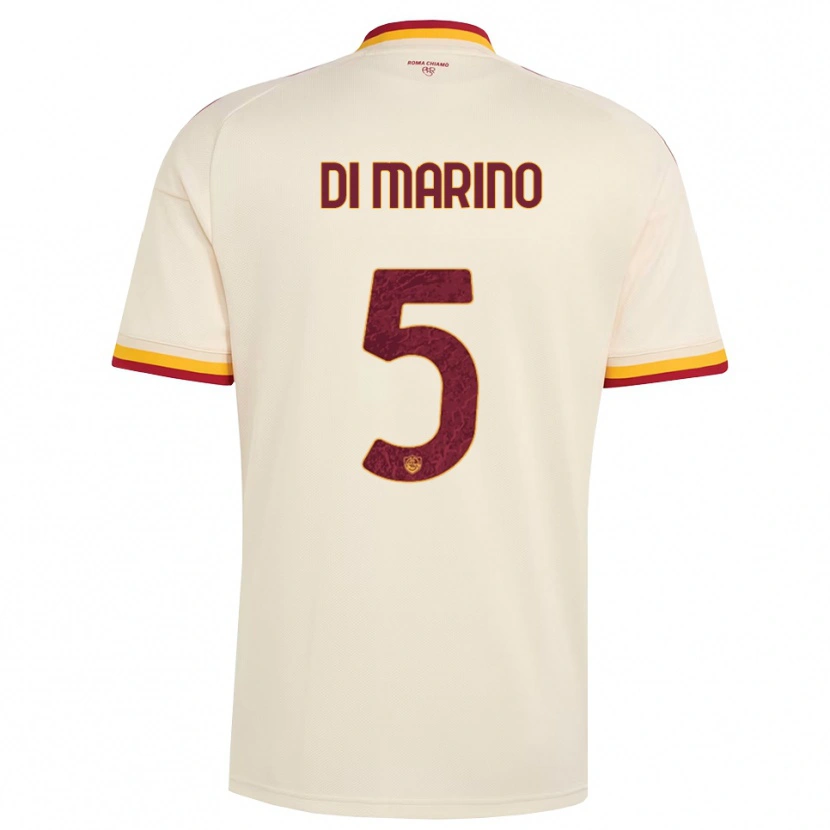 Danxen Dětské Baldo Di Marino #5 Šampaňská Červená Žlutá Daleko Hráčské Dresy 2026/27 Dres