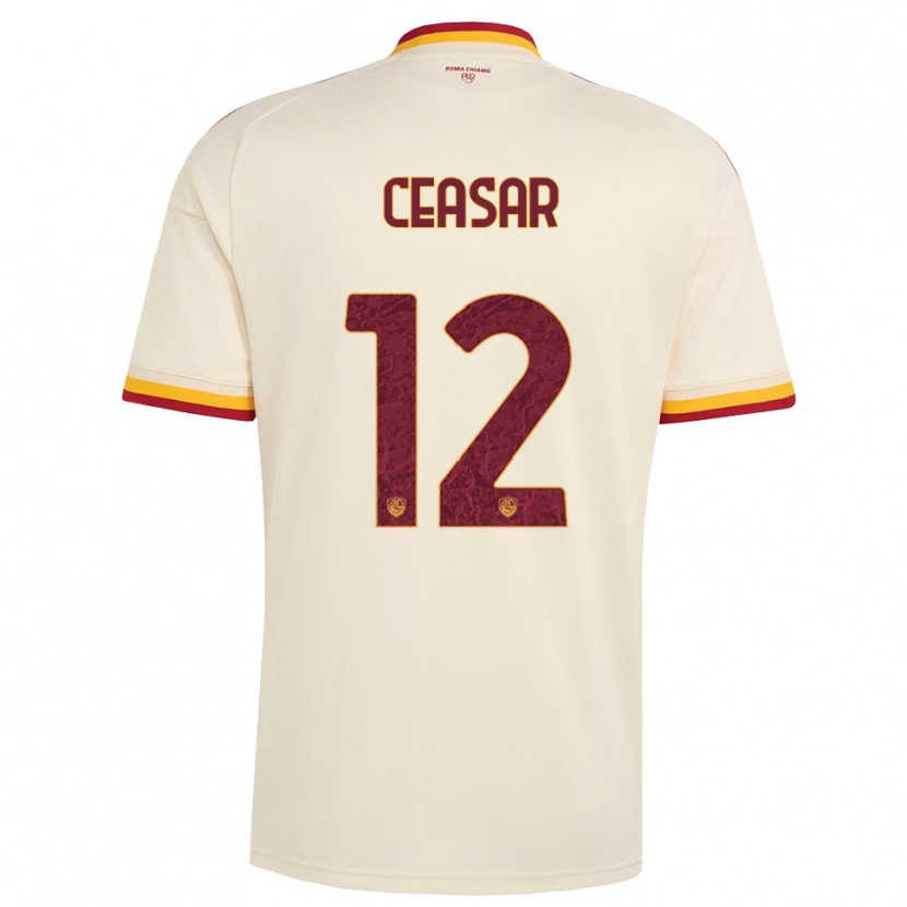 Danxen Dětské Camelia Ceasar #12 Šampaňská Červená Žlutá Daleko Hráčské Dresy 2026/27 Dres