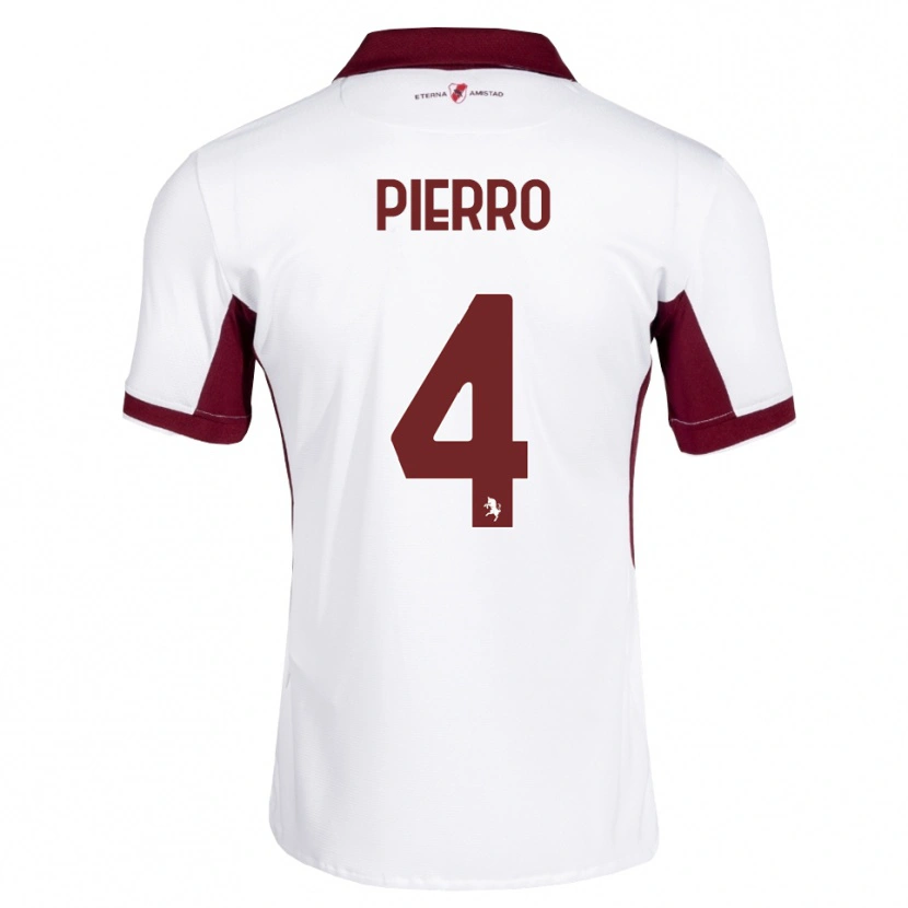 Danxen Dětské Dennis Pierro #4 Tmavě Červená Bílá Červená Daleko Hráčské Dresy 2026/27 Dres