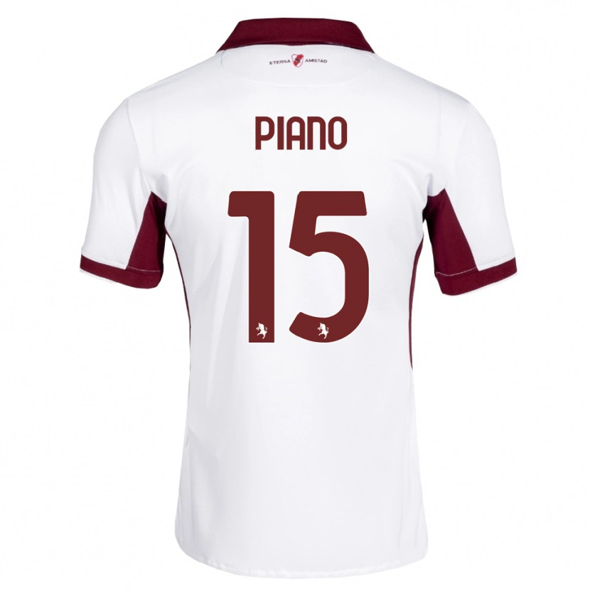 Danxen Dětské Enrico Piano #15 Tmavě Červená Bílá Červená Daleko Hráčské Dresy 2026/27 Dres