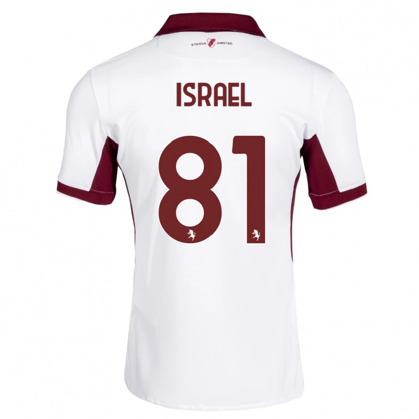 Danxen Dětské Franco Israel #81 Tmavě Červená Bílá Červená Daleko Hráčské Dresy 2026/27 Dres