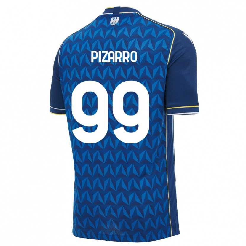 Danxen Dětské Damián Pizarro #99 Královská Modř Bílá Modrá Daleko Hráčské Dresy 2026/27 Dres