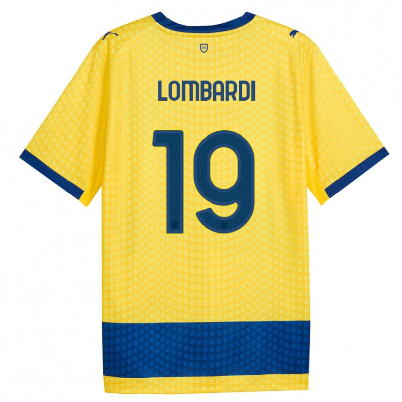Danxen Dětské Gabriel Lombardi #19 Žlutá Modrá Černá Daleko Hráčské Dresy 2026/27 Dres