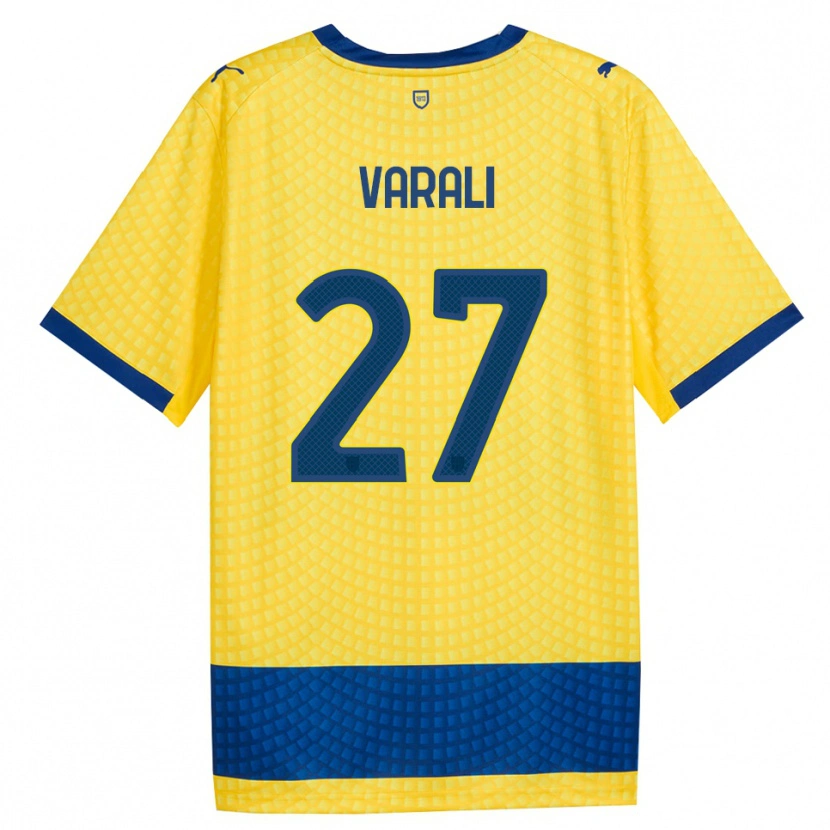 Danxen Dětské Ludovico Varali #27 Žlutá Modrá Černá Daleko Hráčské Dresy 2026/27 Dres