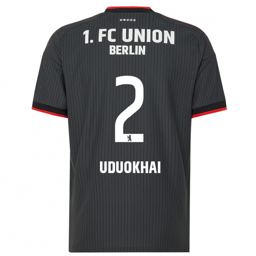 Danxen Dětské Felix Uduokhai #2 Černá Bílá Červená Daleko Hráčské Dresy 2026/27 Dres