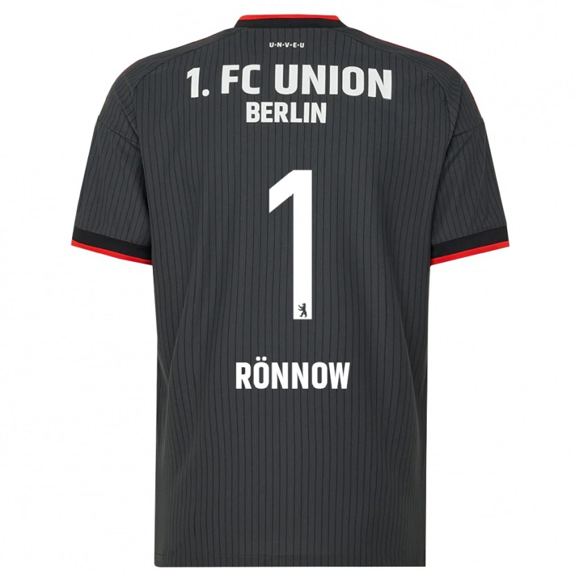 Danxen Dětské Frederik Rönnow #1 Černá Bílá Červená Daleko Hráčské Dresy 2026/27 Dres