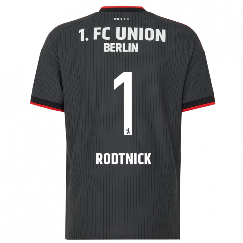 Danxen Dětské Jaden Rodtnick #1 Černá Bílá Červená Daleko Hráčské Dresy 2026/27 Dres