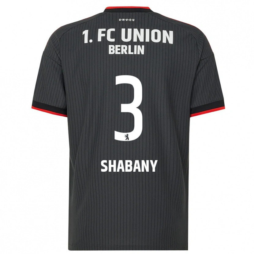 Danxen Dětské Alec Shabany #3 Černá Bílá Červená Daleko Hráčské Dresy 2026/27 Dres