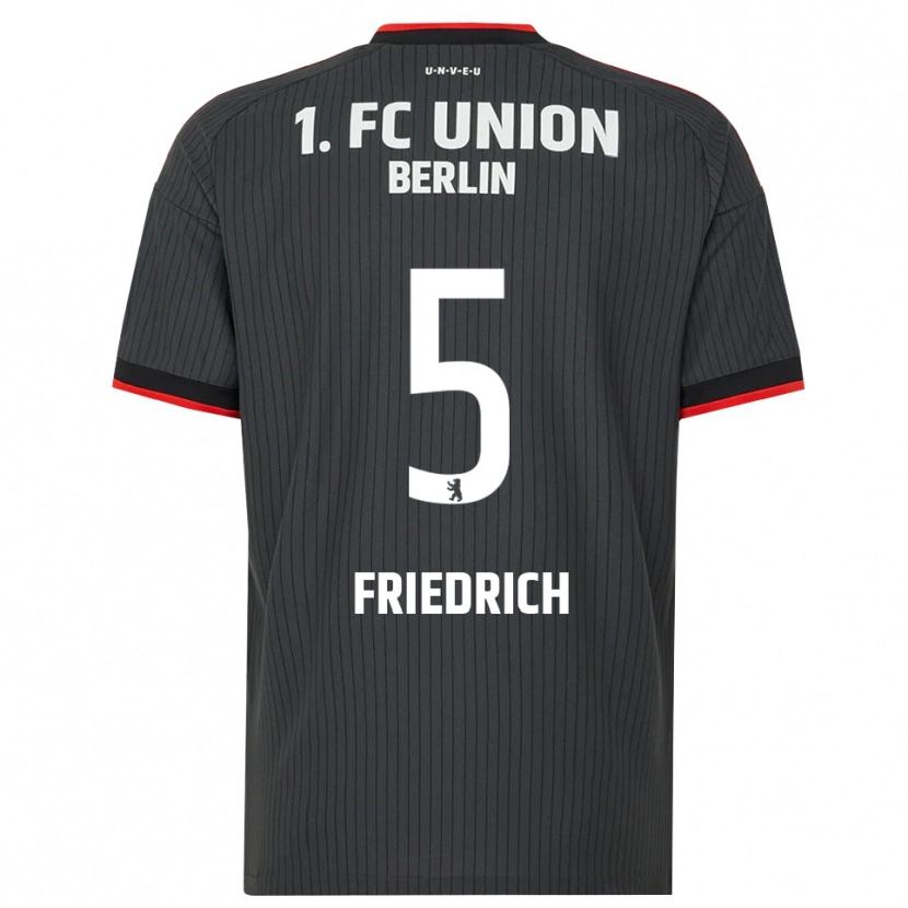 Danxen Dětské Marvin Friedrich #5 Černá Bílá Červená Daleko Hráčské Dresy 2026/27 Dres