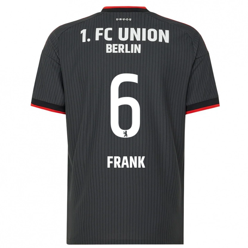 Danxen Dětské Celine Frank #6 Černá Bílá Červená Daleko Hráčské Dresy 2026/27 Dres