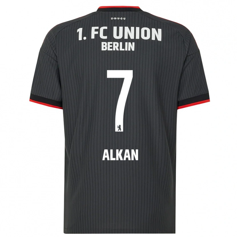 Danxen Dětské Musa Alkan #7 Černá Bílá Červená Daleko Hráčské Dresy 2026/27 Dres