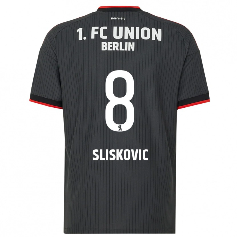 Danxen Dětské Duje Sliskovic #8 Černá Bílá Červená Daleko Hráčské Dresy 2026/27 Dres