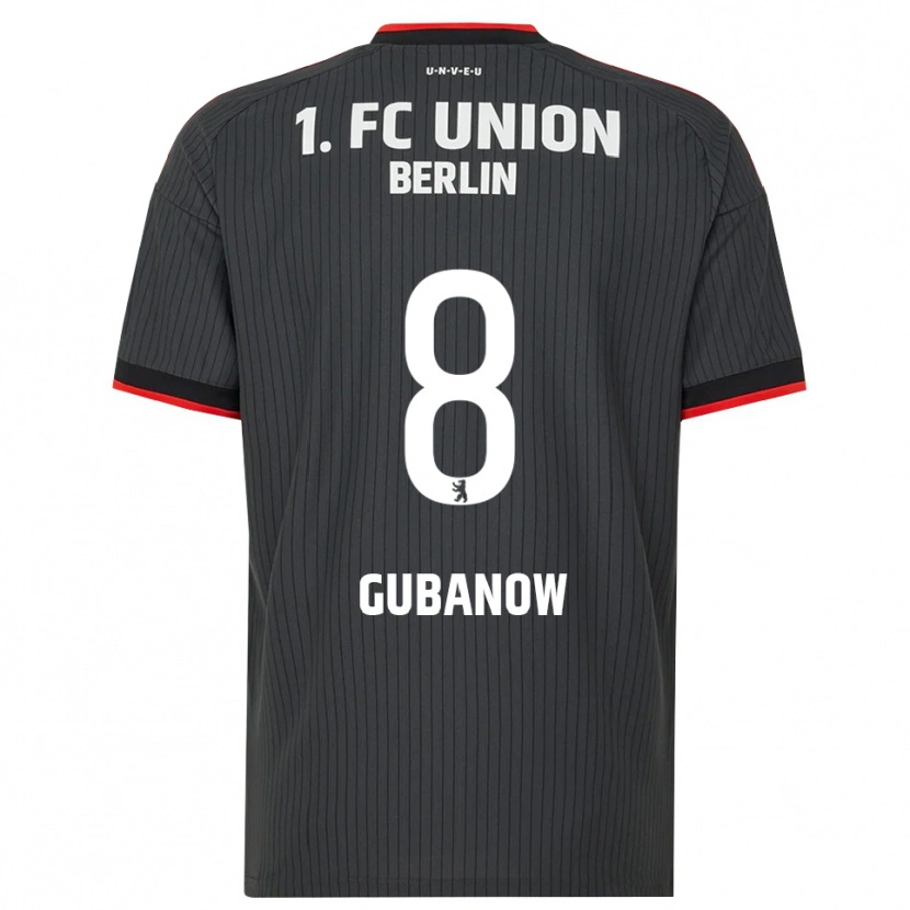 Danxen Dětské Oskar Gubanow #8 Černá Bílá Červená Daleko Hráčské Dresy 2026/27 Dres