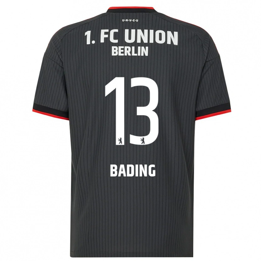 Danxen Dětské Johannes Bading #13 Černá Bílá Červená Daleko Hráčské Dresy 2026/27 Dres