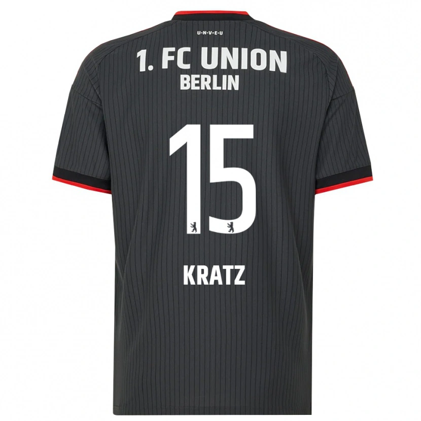 Danxen Dětské Hannah Kratz #15 Černá Bílá Červená Daleko Hráčské Dresy 2026/27 Dres