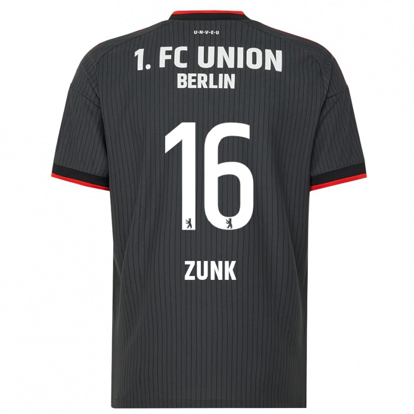 Danxen Dětské Niklas Zunk #16 Černá Bílá Červená Daleko Hráčské Dresy 2026/27 Dres