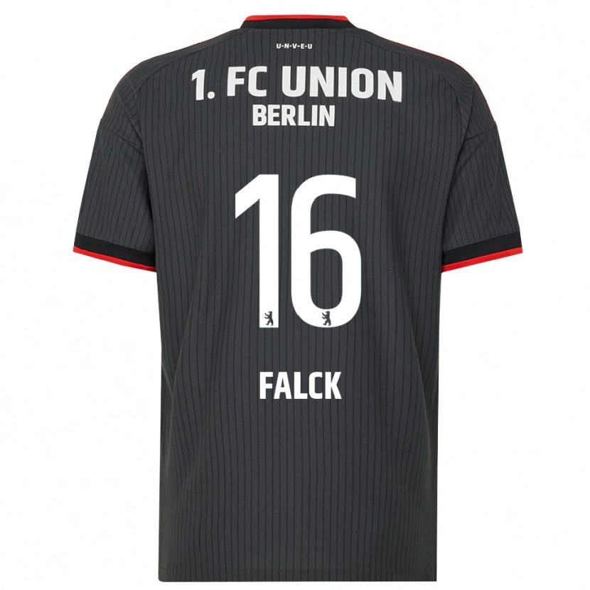 Danxen Dětské Johan Falck #16 Černá Bílá Červená Daleko Hráčské Dresy 2026/27 Dres