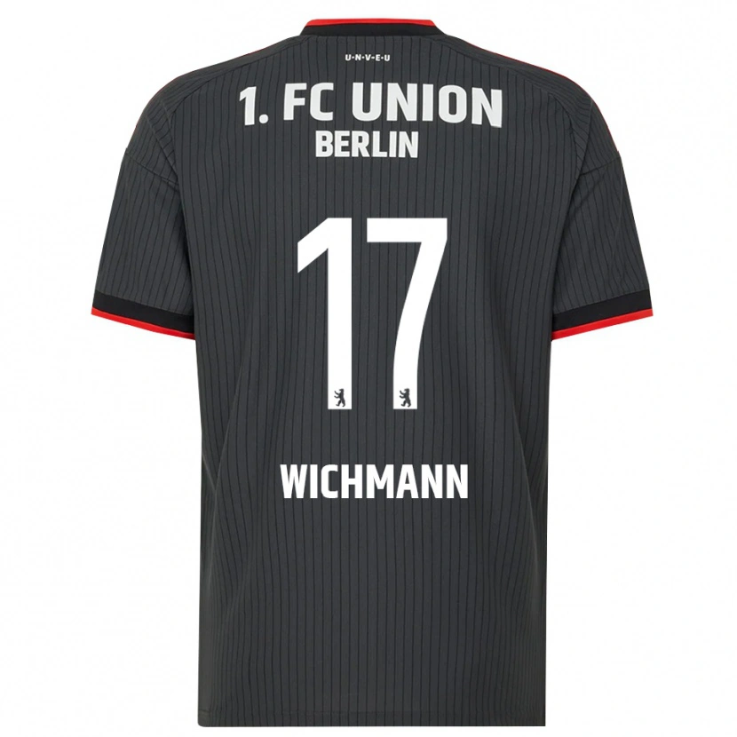 Danxen Dětské Julius Wichmann #17 Černá Bílá Červená Daleko Hráčské Dresy 2026/27 Dres