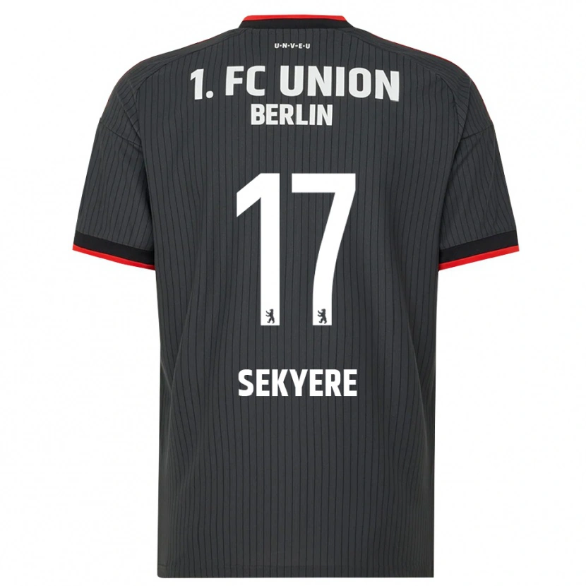 Danxen Dětské Anderson Sekyere #17 Černá Bílá Červená Daleko Hráčské Dresy 2026/27 Dres