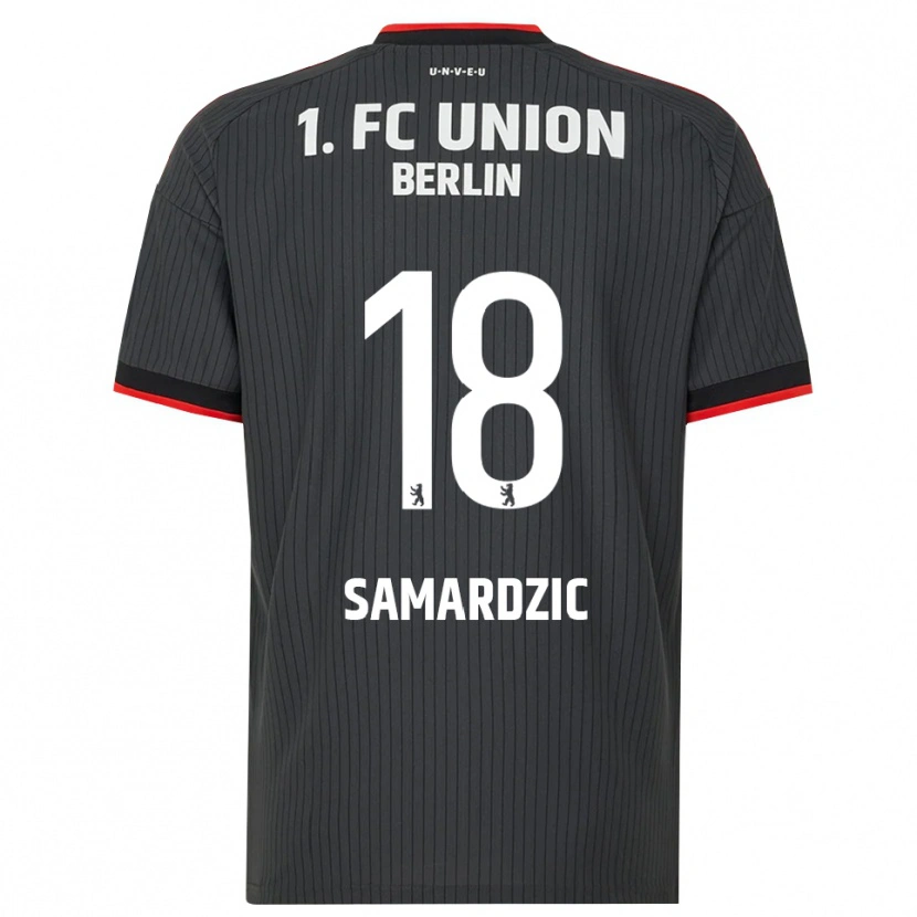 Danxen Dětské Luka Samardzic #18 Černá Bílá Červená Daleko Hráčské Dresy 2026/27 Dres
