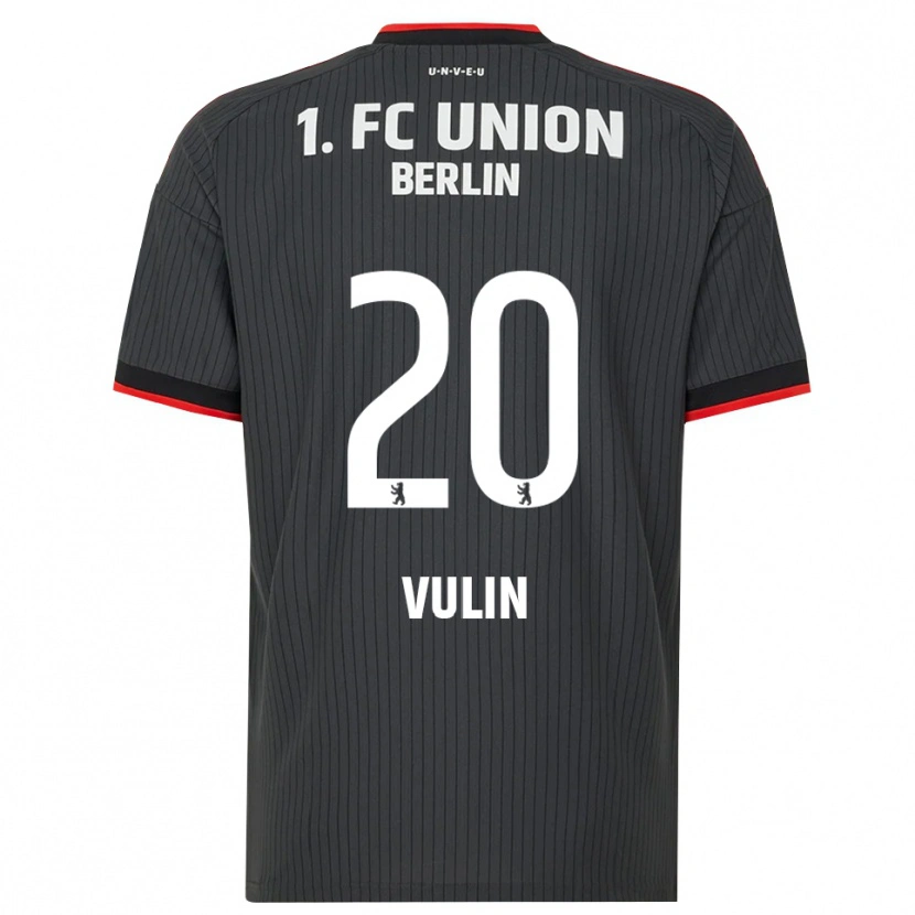 Danxen Dětské Luka Vulin #20 Černá Bílá Červená Daleko Hráčské Dresy 2026/27 Dres