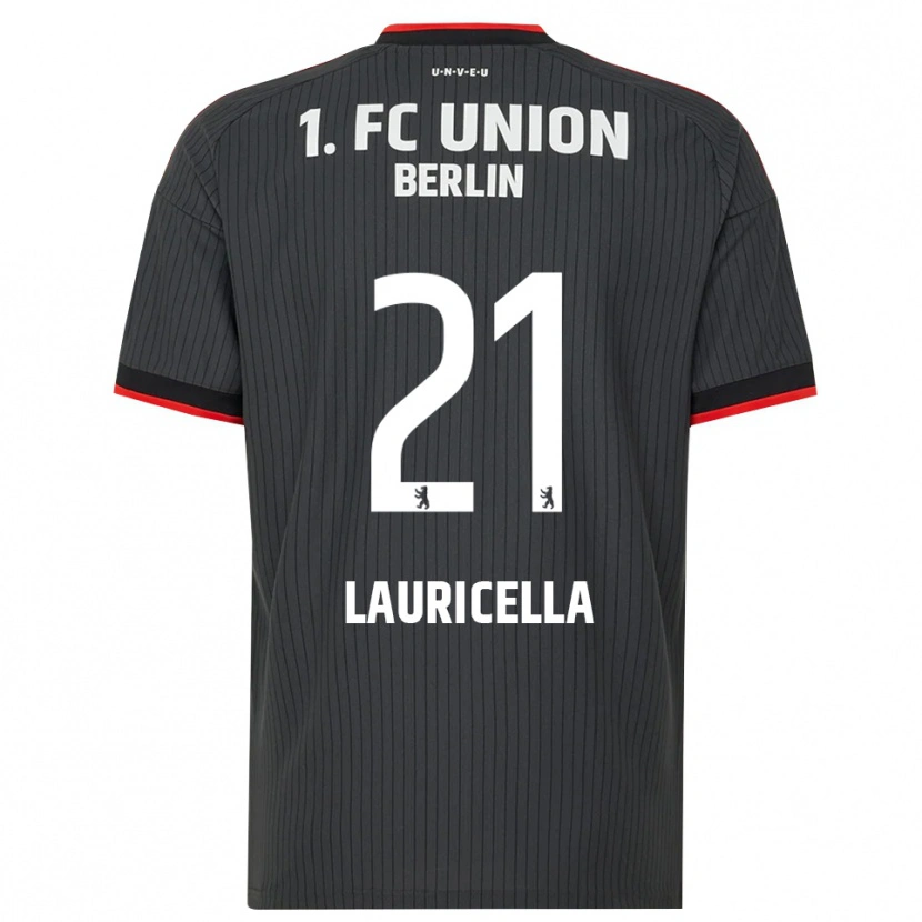 Danxen Dětské Guiseppe Lauricella #21 Černá Bílá Červená Daleko Hráčské Dresy 2026/27 Dres