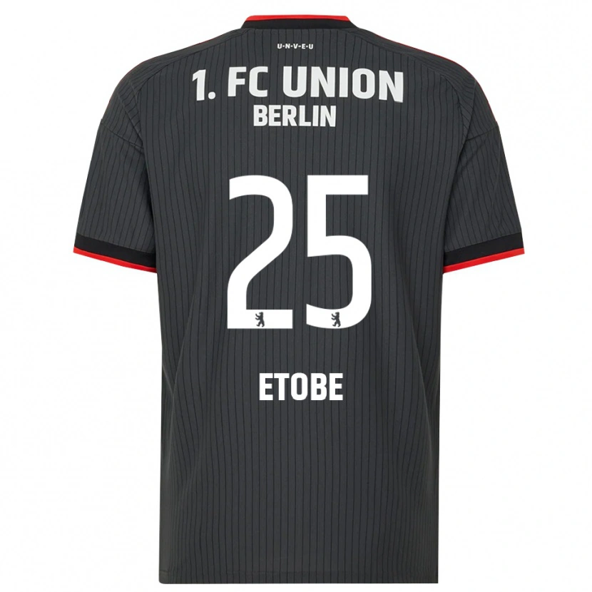 Danxen Dětské Michael Etobe #25 Černá Bílá Červená Daleko Hráčské Dresy 2026/27 Dres
