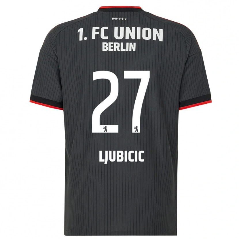 Danxen Dětské Marin Ljubicic #27 Černá Bílá Červená Daleko Hráčské Dresy 2026/27 Dres