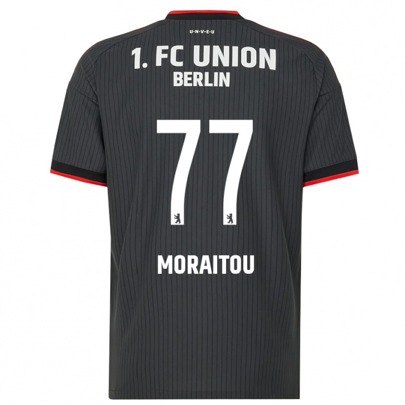 Danxen Dětské Athanasia Moraitou #77 Černá Bílá Červená Daleko Hráčské Dresy 2026/27 Dres