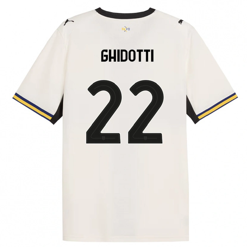Danxen Dětské Simone Ghidotti #22 Bílá Černá Žlutá S Nádechem Domů Hráčské Dresy 2026/27 Dres