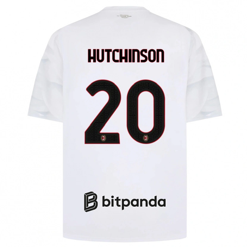 Danxen Pánské Omari Hutchinson #20 Bílá Červená Černá Daleko Hráčské Dresy 2026/27 Dres
