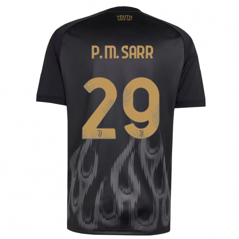 Danxen Pánské Pape Matar Sarr #29 Černá Hnědá Třetí Hráčské Dresy 2026/27 Dres