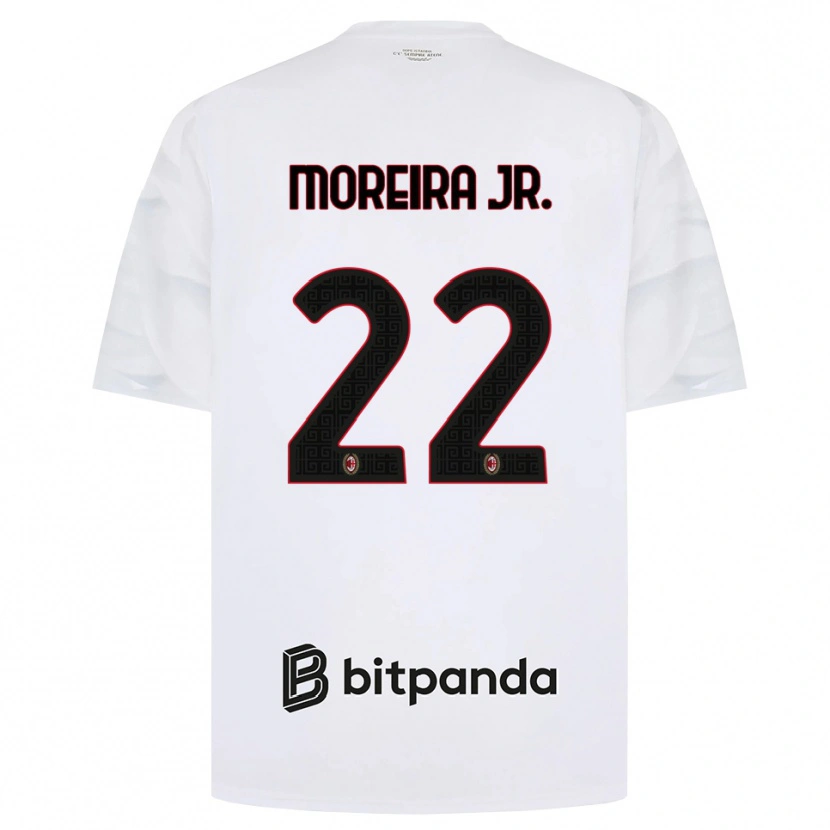 Danxen Pánské Diego Moreira #22 Bílá Červená Černá Daleko Hráčské Dresy 2026/27 Dres