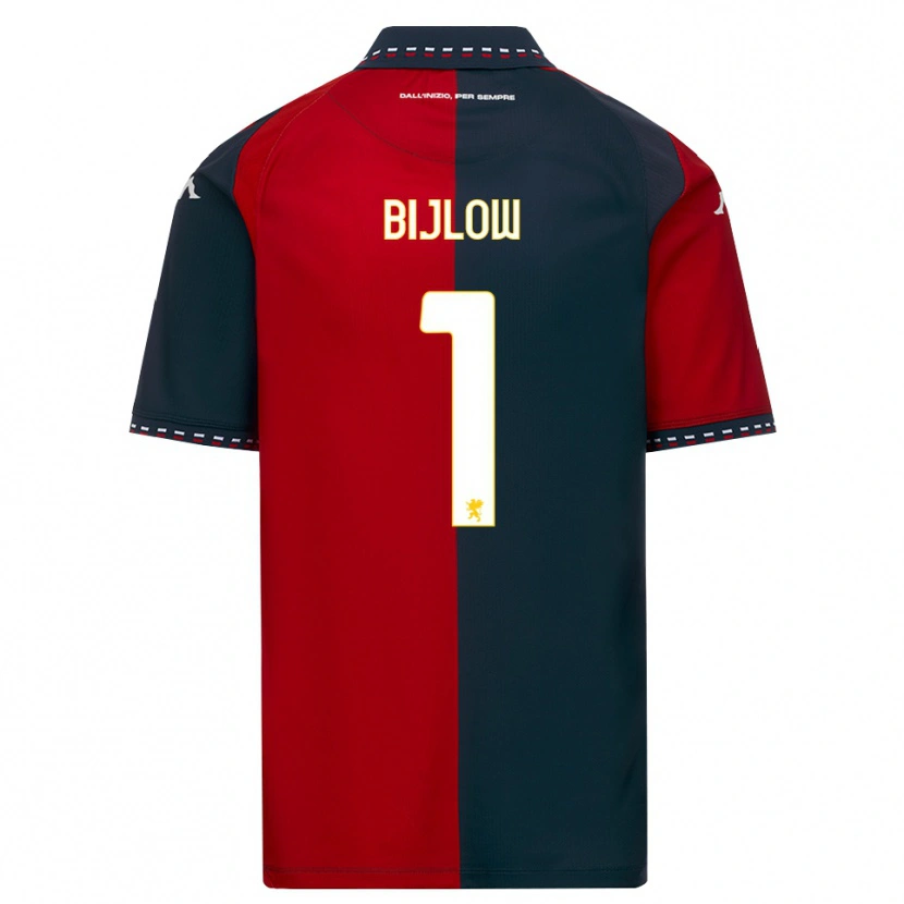 Danxen Pánské Justin Bijlow #1 Červená Černá Bílá Domů Hráčské Dresy 2026/27 Dres