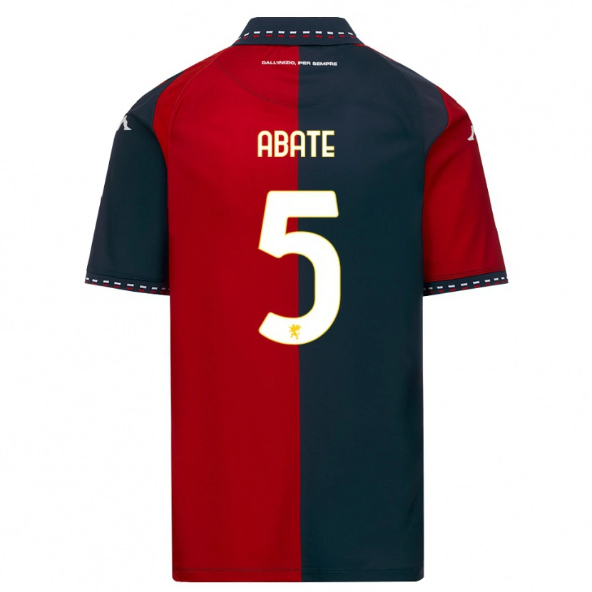 Danxen Pánské Giada Abate #5 Červená Černá Bílá Domů Hráčské Dresy 2026/27 Dres
