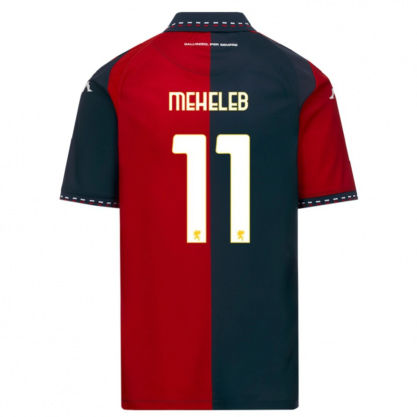 Danxen Pánské Sami Meheleb #11 Červená Černá Bílá Domů Hráčské Dresy 2026/27 Dres