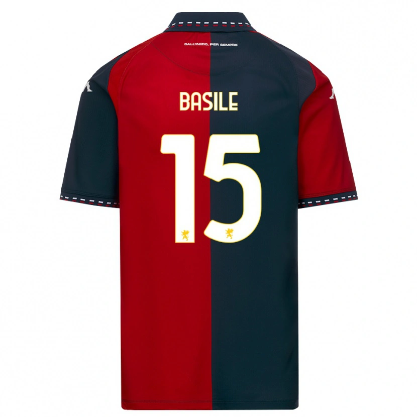 Danxen Pánské Cosimo Basile #15 Červená Černá Bílá Domů Hráčské Dresy 2026/27 Dres