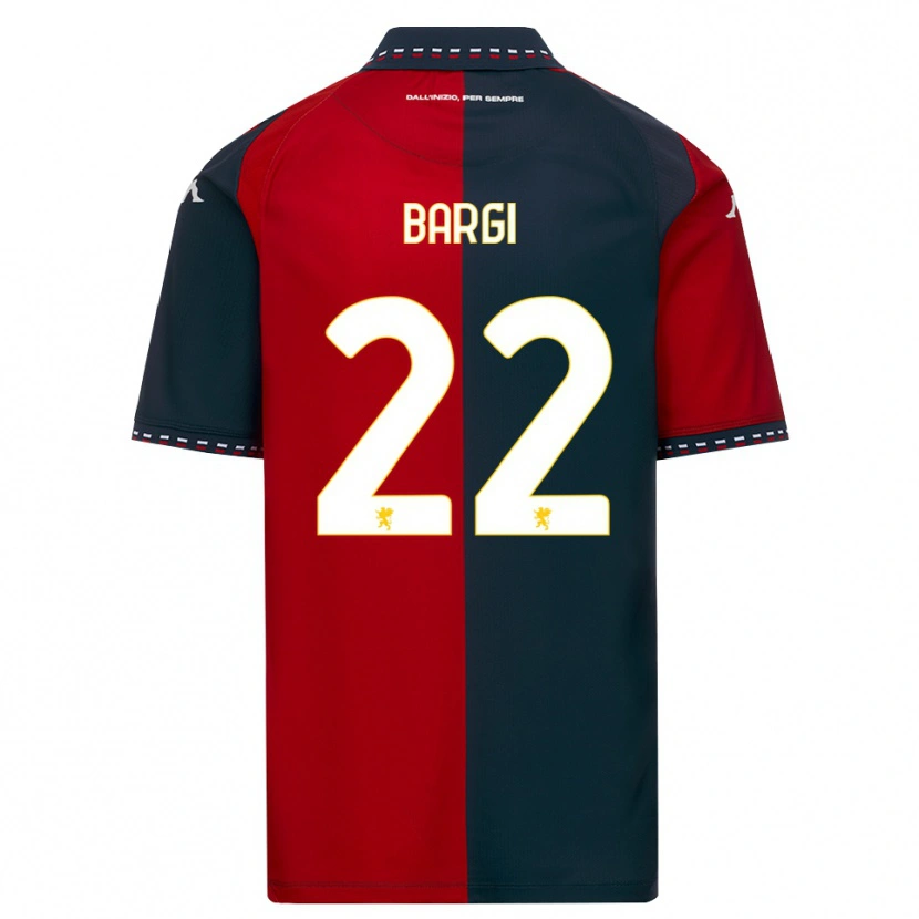 Danxen Pánské Caterina Bargi #22 Červená Černá Bílá Domů Hráčské Dresy 2026/27 Dres