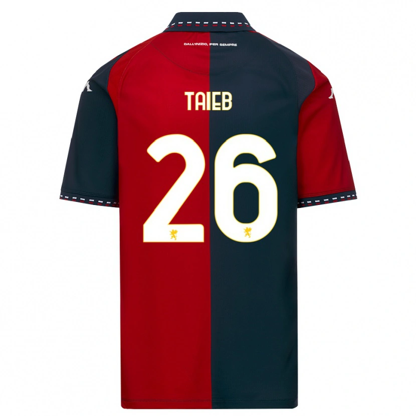 Danxen Pánské Chad Taieb #26 Červená Černá Bílá Domů Hráčské Dresy 2026/27 Dres