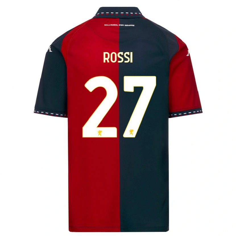 Danxen Pánské Lucrezia Rossi #27 Červená Černá Bílá Domů Hráčské Dresy 2026/27 Dres